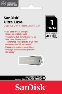 SanDisk Ultra Lux SDCZ74-1T00-G46 USB flash drive 1 TB Type-A 3.2 Gen 1 Memory - Afbeelding 1 van 4