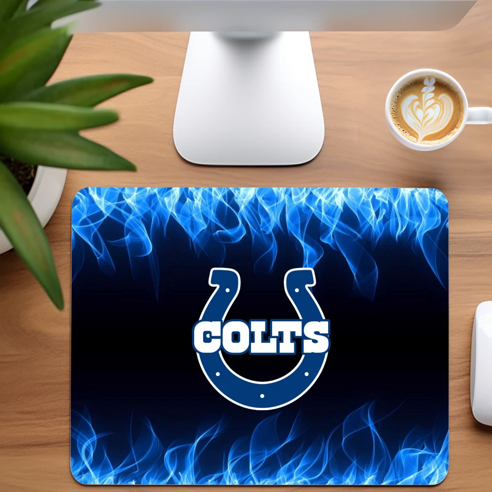 Indianapolis Colts Custom Non-Slip Neoprene Mouse Pad Home Office - Image 1 of 1