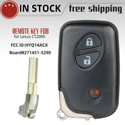 Unlocked for Lexus CT200h 2011-2017 Smart Key Keyless Remote Fob HYQ14ACX - 5290 - Image 1 of 4