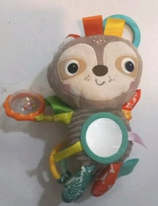 Juguete de actividad Bright Starts PEREZOSO juguetón amigos peluche sonajero mordedor - Imagen 1 de 5