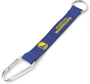 GOLDEN STATE WARRIORS CARABINER LANYARD KEYCHAIN - Picture 1 of 1