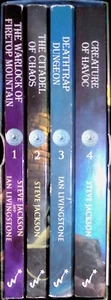 Fighting Fantasy - Wizard S1 Box-Set 1-4 - B+/B+/B+ - Picture 1 of 15