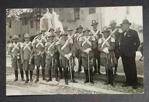 Cartolina Foto di Gruppo Ufficiali Alpini 1° Btg. Ceva - Anni 20 - Foto Bonansea - Bild 1 von 2