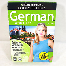 2014 Edition - Instant Immersion German Levels 123 *NEW* Sealed