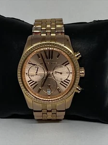 Michael Kors Lexington MK5569 Women Stainless Steel Analog Rose Dial Watch MP160 - Picture 1 of 12