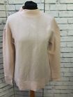 LADIES SWEATSHIRT  TOP  COS  XS  8 10  PINK  OVERSIZED RELAXED FIT COTTON MIX