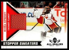 2010-11 Panini All-Goalies Stopper Sweaters Miikka Kiprusoff Calgary Flames #18