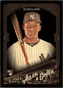 2018 Topps Allen and Ginter X Baseball 201-300 YOU PICK