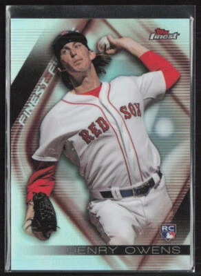 2016 Topps Finest #FF-HOW Henry Owens Finest Firsts RC - Image 1 of 2