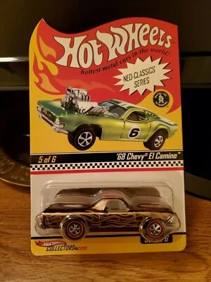 Chevy El Camino Serie 6 Hot Wheels 2007 Neon Classic serie 68 Foto 1 de 3