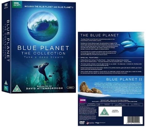 THE BLUE PLANET I 2001 + II 2017: David Attenborough Collection R2/4 DVD - Picture 1 of 1