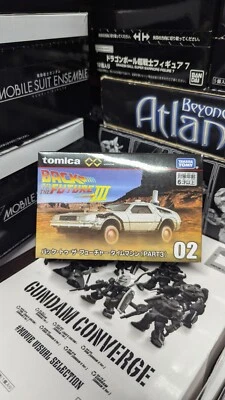 TAKARA TOMY Tomica Premium Unlimited 02 Back to the Future Part 3 DeLorean - Image 1 of 4