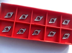 10 x Wendeplatten DCGT 070202-AL K10 Poliert für ALU  NEU!! Mit Rechnung!!  - Picture 1 of 1