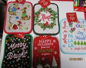 POT HOLDERS.. 100% COTTON   7" X  9"...SET OF 2 - Picture 1 of 6