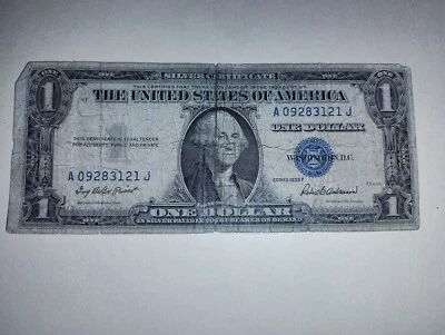 1935 E $1.00 Silver Certificate Error Note - Image 1 of 4
