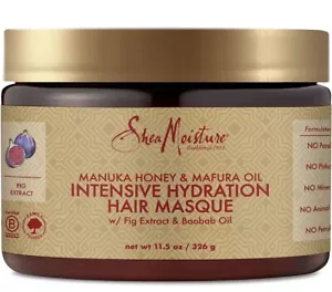 Organic SheaMoisture Intensive Hydration Hair Masque Manuka Honey & Mafura Oil - Picture 1 of 6