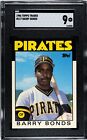 SGC 9 -1986 Topps Traded #11T Barry Bonds PITTSBURGH PIRATES LEGEND! ROOKIE! MT!
