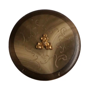 Button Antique - Celluloid - 31 MM - 1900 - New Art Button - Picture 1 of 5