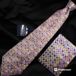 CHARLES TYRWHITT UK THICK HANDMADE ENGLISH WOVEN SILK NECKTIE, NWT $135 - Picture 1 of 7