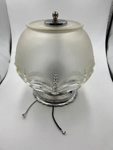 1940's Art Deco Vintage Frosted Light Fixture - Picture 1 of 3