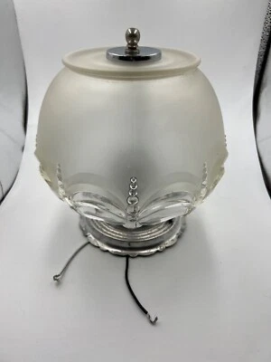 Luminária fosco vintage art déco da década de 1940 - Imagem 1 de 3