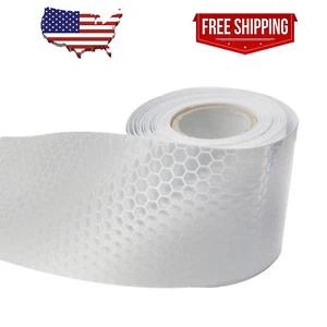 Car Safety Warning Reflective Tape Truck Auto Conspicuity Tape Film Sticker 10Ft - Picture 1 of 7