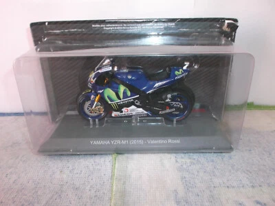 MOTO MINIATURE : « YAMAHA YZR-M1 » (2015) DE VALENTINO ROSSI - EN EXCELLENT ÉTAT - Photo 1/4