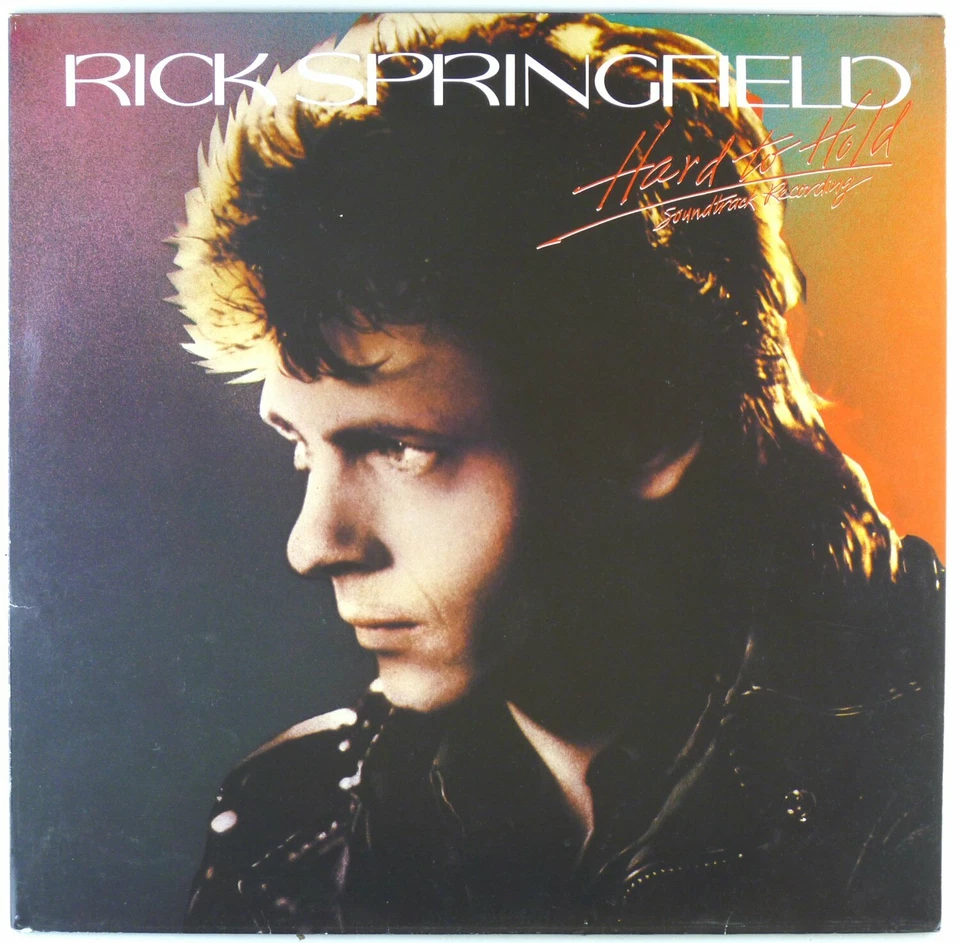 12" LP - RICK SPRINGFIELD - HARD TO HOLD - ENREGISTREMENT DE BANDE SON - G1565 - Photo 1/1