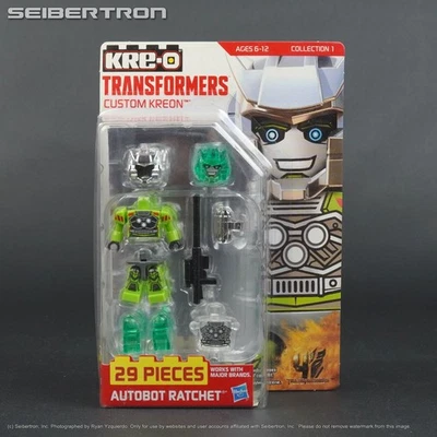 Transformers Kre-o Custom Kreon RATCHET 29 Pcs Collection #1 AOE 2014 New - Image 1 of 4