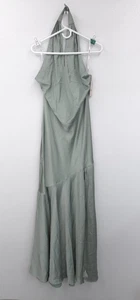 Birdy Grey Stephanie Bridesmaid Dress Sage Matte Satin Large - Picture 1 of 12