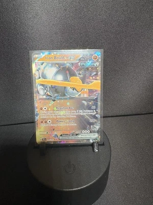Iron Boulder ex 099/162 SV05: Temporal Forces Holo Double Rare NM - Image 1 of 2