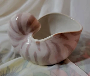 CRACKER BARREL ceramica gres SEA SHELL porta spugna/scrubby cucina - Foto 1 di 5