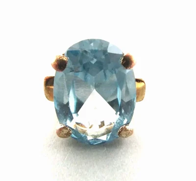 Blue Quartz Ring 925 Sterling Silver Sz 6 weighs 11 grams - Image 1 of 4