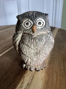 Estatuilla de Búho Artesanía Rinconada Artesanía De Colección Hecha a Mano Uruguay 3" Firmada - Imagen 1 de 9
