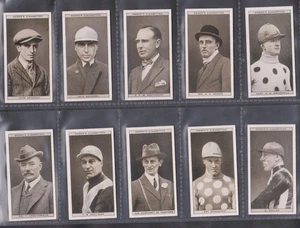 1931 OGDENS-FULL SET- STEEPLECHASE CELEBRITIES (50 CARDS) EXCELLENT+++ - Picture 1 of 10
