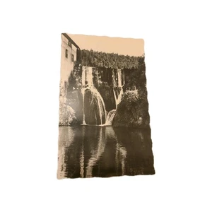 Foto postal real vintage MALBUISSON - cascada après la source azul RPPC - Imagen 1 de 2