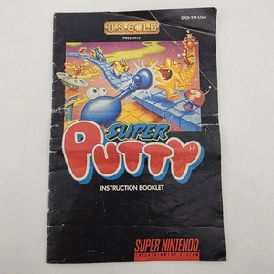 Super Putty - Manual Only - Super Nintendo Snes - (No Game) - Picture 1 of 13
