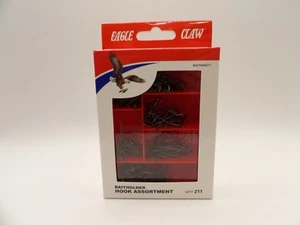 Eagle Claw Baitholder Hook Assortment 211 Pcs—brand New! - Picture 1 of 5