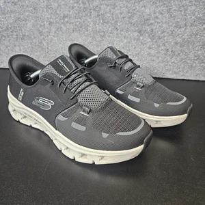 Skechers Mens Glide Slip Ins Black Size 7.5 Hands Free Comfort Cushioned - Picture 1 of 9