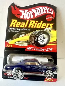 Hot Wheels Redline Club Series 4 Real Riders 3 of 6 1967 Pontiac GTO 3084/11000 - Picture 1 of 8