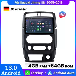 4+64G Octa Core Für Suzuki Jimny SN 2005-2019 Autoradio Carplay GPS NAVI Android - Bild 1 von 13