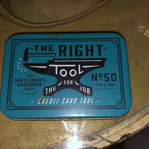 The Right Tool Credit Card Pocket Multi-Tool Stainless Steel - Picture 1 of 12