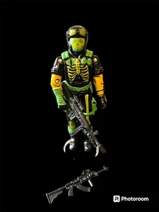 Cobra Wraith Halloween Vipers Black Major Custom GI Joe 1986 Vintage Style - Picture 1 of 3