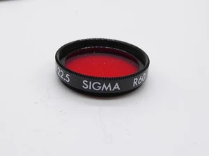 SIGMA - 22.5mm GLASS FILTER r60 RED     stunning condition. - Picture 1 of 3