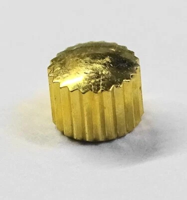 COURONNE REMONTOIR MONTRE METAL DORE ANCIEN STOCK LIP - Photo 1/3