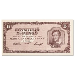 Hongrie - billet 1 000 000 B.-Pengö 1946 - Lajos Kossuth - NEUF (UNC) - P.134 - Picture 1 of 2