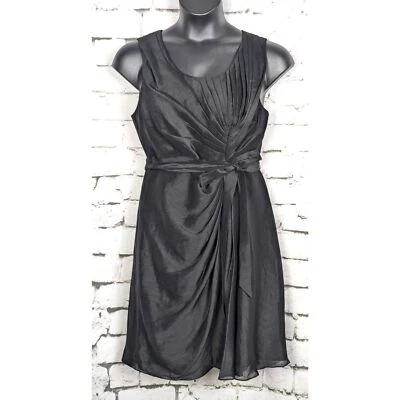 Vestido BHLDN ANTHROPOLOGIE QUILLAREE Negro Starburst Boda Seda/Lino Talla 12  Foto 1 de 4