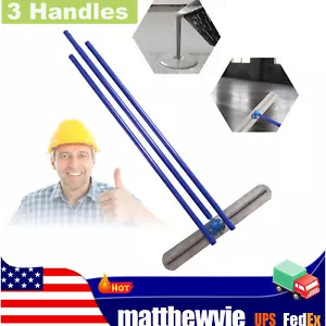 Bull Float Concrete Float Concrete Tool Trowel Float 3 Handles 180CM +Connector - Picture 1 of 13