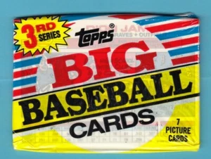 1988 Topps Series # 3 Big Baseball 7 card Unopened Pack - Picture 1 of 1
