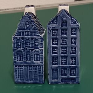 Delft S Blue Hand Painted Salt and Pepper Cruet © E.H 191 and 192 Canal Houses